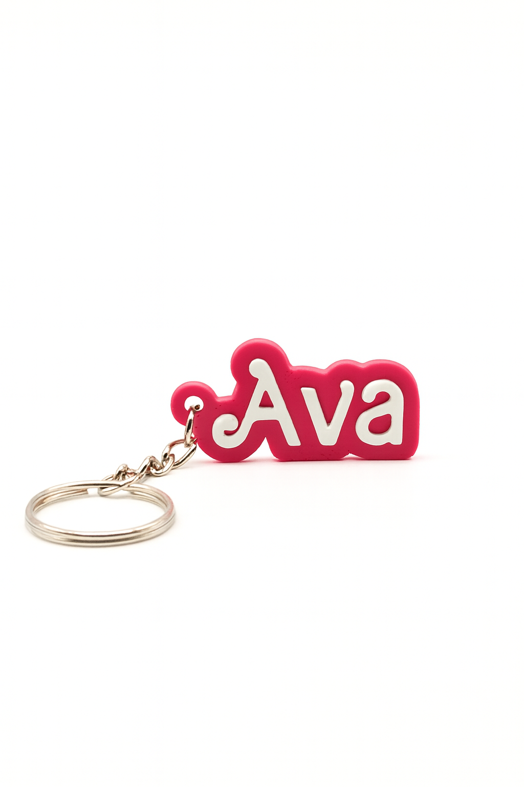 Barbie Pink Name Tag Keychain